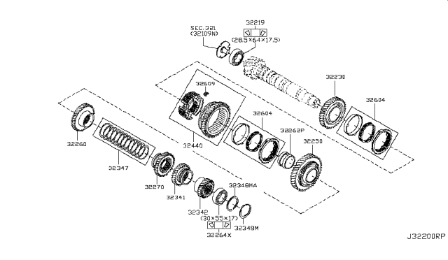 2007 Nissan Versa Transmission Gear Diagram 5