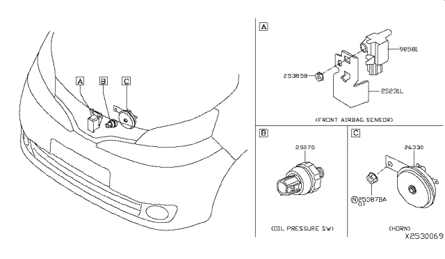 2017 Nissan NV Electrical Unit Diagram 2