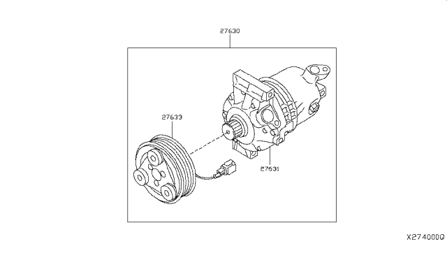 2014 Nissan NV Compressor Diagram 2