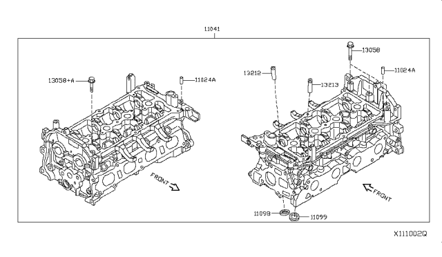 2014 Nissan NV200 Compact cargo Cylinder Head & Rocker Cover Diagram 4