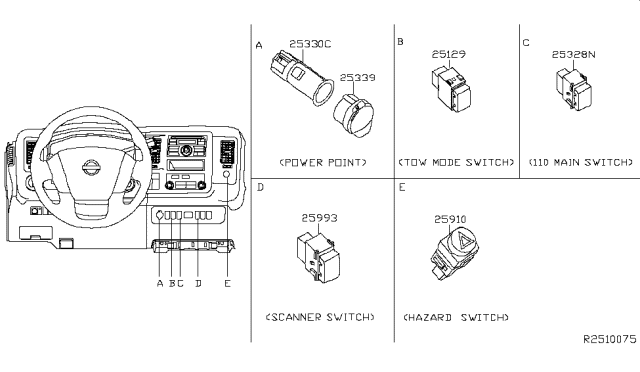 2014 Nissan NV Switch Diagram 4