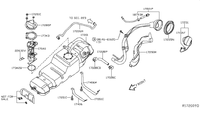 2018 Nissan NV Fuel Tank Diagram 2