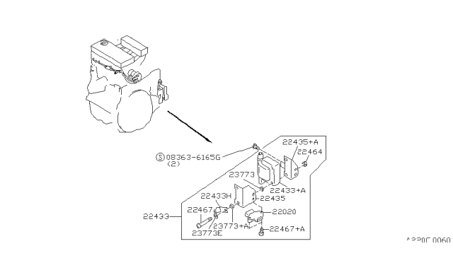 1989 Nissan Axxess Ignition System Diagram 2