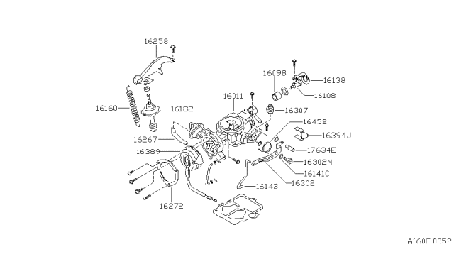 1980 Nissan Datsun 310 Carburetor Diagram 7