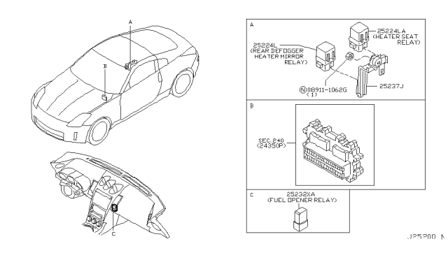 2005 Nissan 350Z Relay Diagram 2