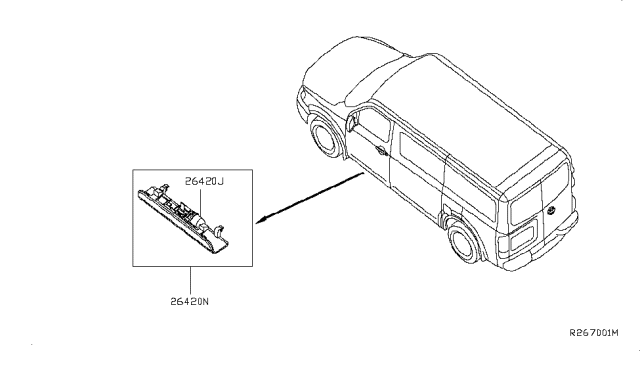 2018 Nissan NV Lamps (Others) Diagram