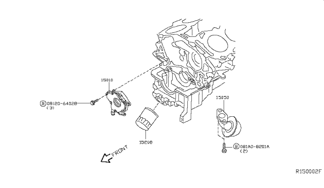 2013 Nissan NV Lubricating System Diagram 2