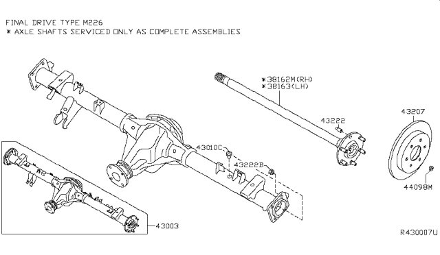 2008 Nissan Xterra Rear Axle Diagram 2