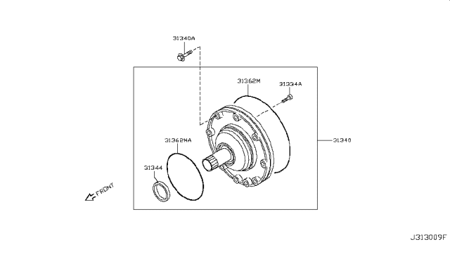 2013 Nissan Xterra Engine Oil Pump Diagram