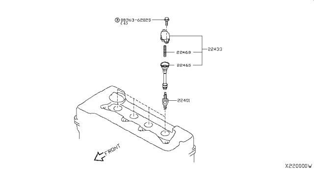 2005 Nissan Sentra Ignition System Diagram 2