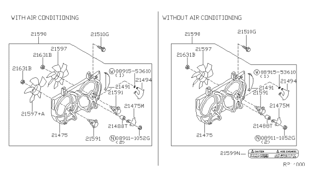 2006 Nissan Sentra Plate-Air Guide Diagram for 21494-4Z000