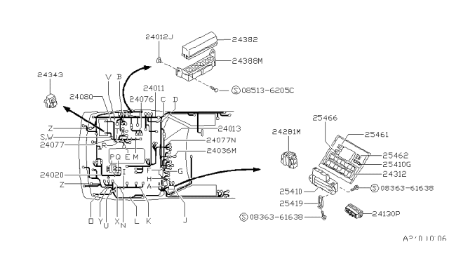 1993 Nissan Hardbody Pickup (D21) Wiring Diagram 1
