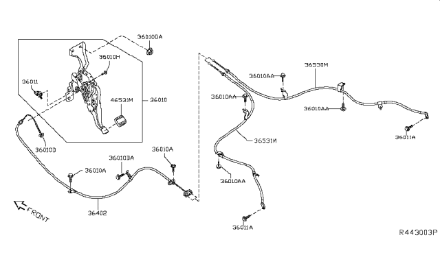 2014 Nissan Rogue Parking Brake Control Diagram