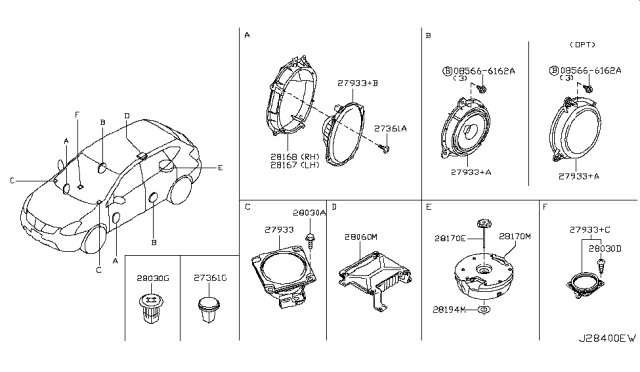 2015 Nissan Rogue Speaker Diagram