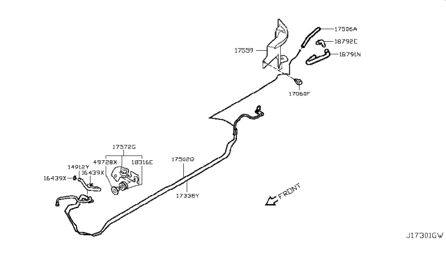 2011 Nissan Rogue Fuel Piping Diagram 2
