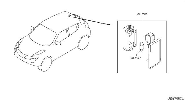 2017 Nissan Juke Lamps (Others) Diagram