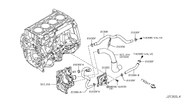2015 Nissan Juke Oil Cooler Diagram 1