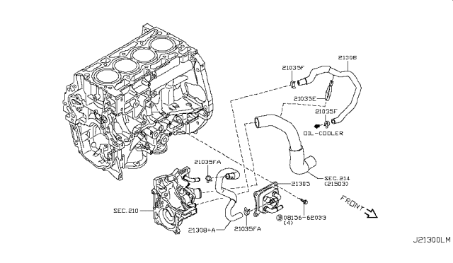2015 Nissan Juke Oil Cooler Diagram 3