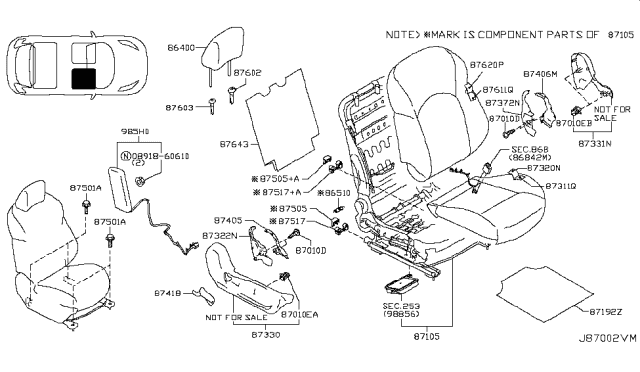 2014 Nissan Juke Front Seat Diagram 8