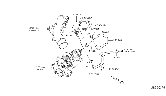 2015 Nissan Juke Engine Control Vacuum Piping Diagram 5