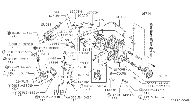 1980 Nissan 720 Pickup Fuel Injection Pump Diagram 4