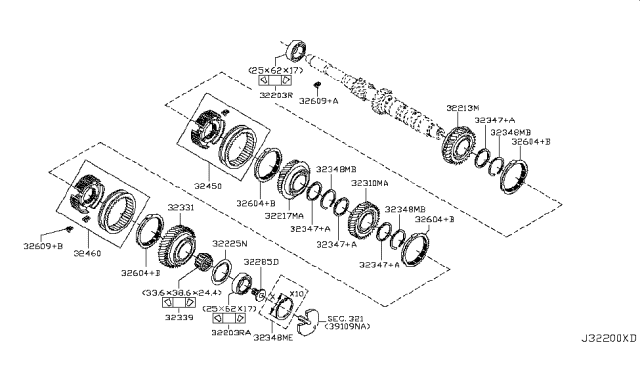 2007 Nissan Sentra Transmission Gear Diagram 2
