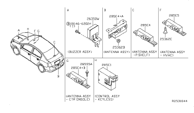 2012 Nissan Sentra Electrical Unit Diagram 2