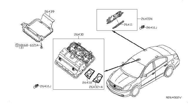 2009 Nissan Altima Room Lamp Diagram 1