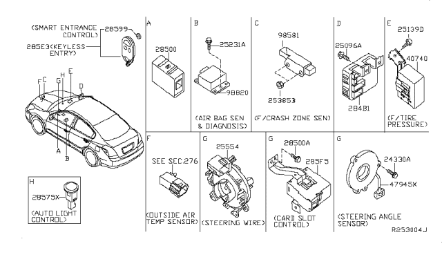 2008 Nissan Altima Electrical Unit Diagram 3