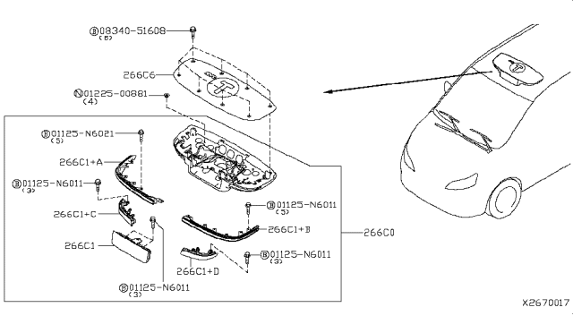 2019 Nissan NV Lamps (Others) Diagram 2
