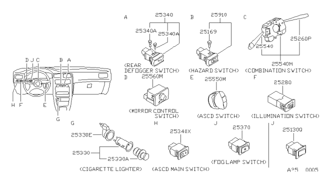 1992 Nissan Sentra Switch Diagram 3