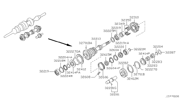 2004 Nissan Pathfinder Transmission Gear Diagram 1