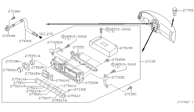 2002 Nissan Pathfinder Control Unit - Diagram 5