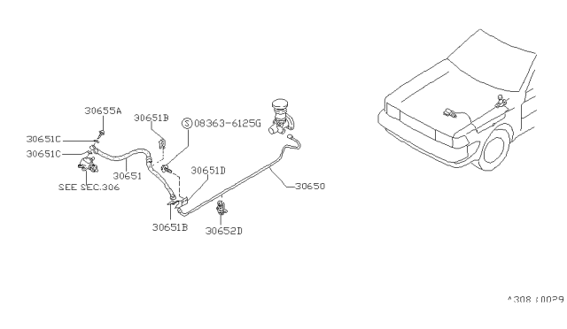 1987 Nissan Stanza Clutch Piping Diagram 2