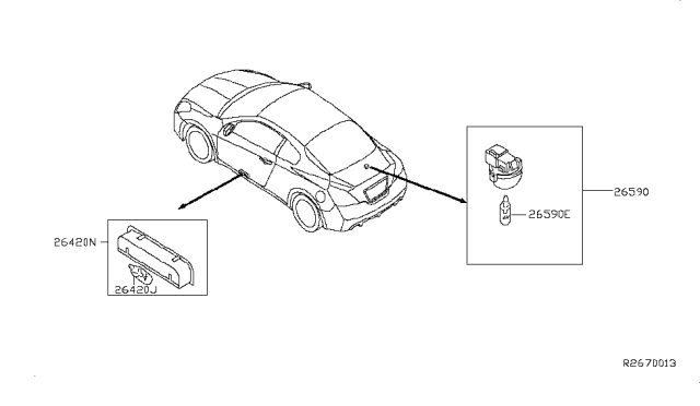 2008 Nissan Altima Lamps (Others) Diagram