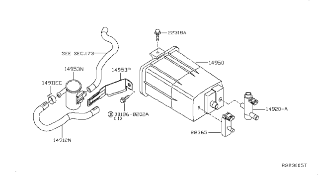 2009 Nissan Altima Engine Control Vacuum Piping Diagram 4