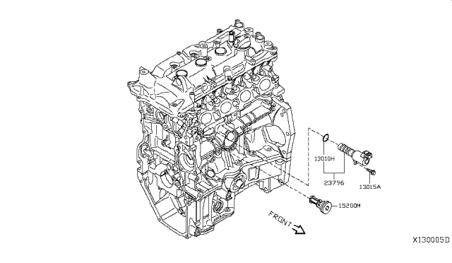 2019 Nissan Kicks Camshaft & Valve Mechanism Diagram 3