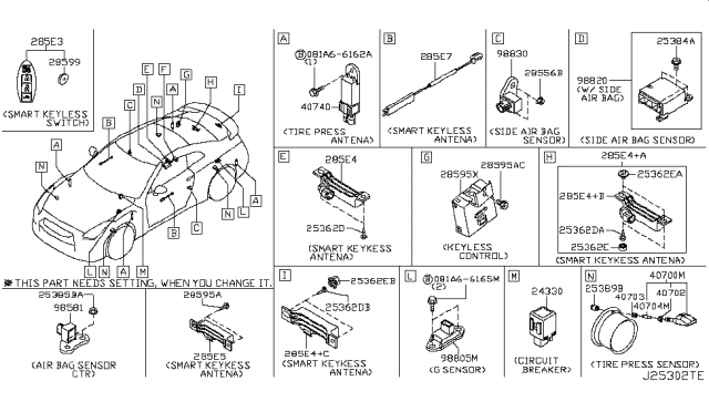 2012 Nissan GT-R Electrical Unit Diagram 2