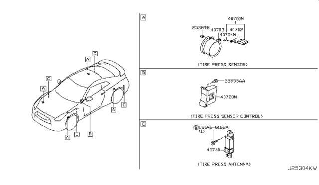 2016 Nissan GT-R Electrical Unit Diagram 7