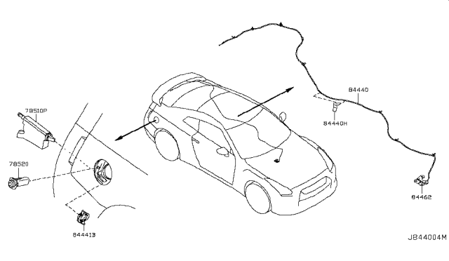2018 Nissan GT-R Trunk Opener Diagram