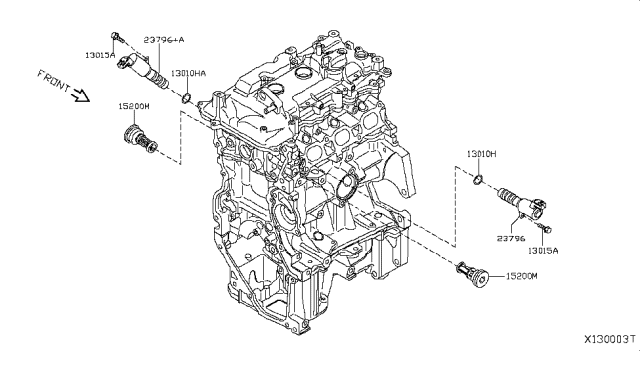 2017 Nissan Versa Camshaft & Valve Mechanism Diagram 2