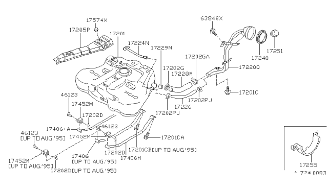1996 Nissan Altima Fuel Tank Diagram 2