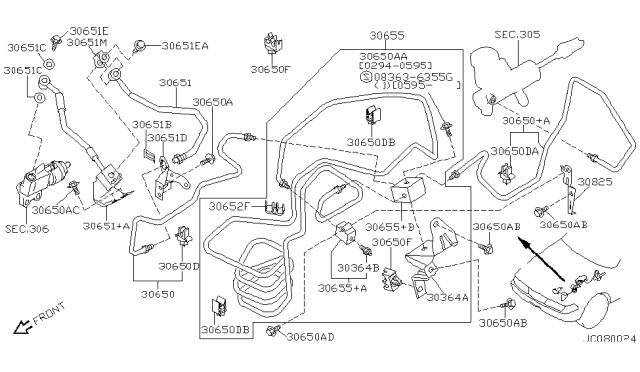 1998 Nissan Maxima Clutch Piping Diagram