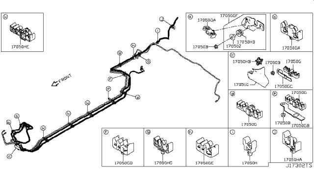 2017 Nissan Rogue Sport Fuel Piping Diagram 1