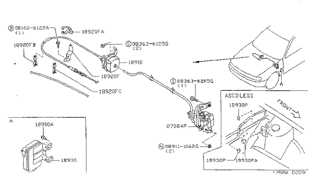 1996 Nissan Sentra Auto Speed Control Device Diagram