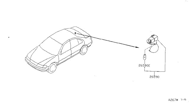 1996 Nissan Sentra Lamps (Others) Diagram