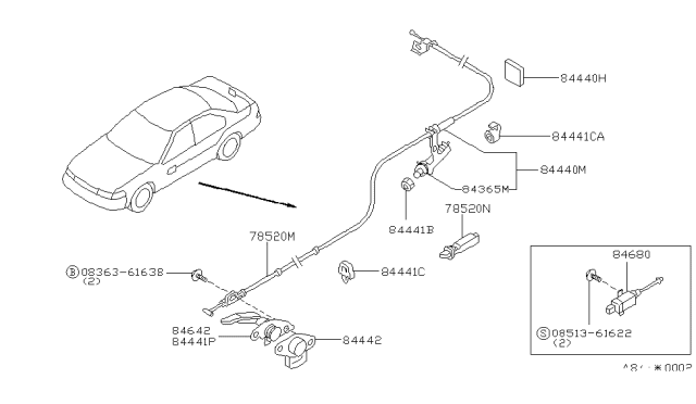1990 Nissan Maxima Trunk Opener Diagram