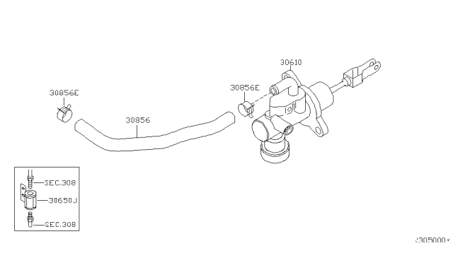 2016 Nissan Frontier Clutch Master Cylinder Diagram