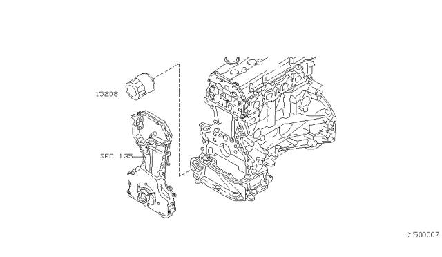 2009 Nissan Frontier Lubricating System Diagram 1