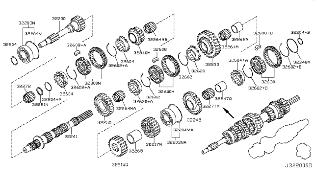 2014 Nissan Frontier Transmission Gear Diagram 4